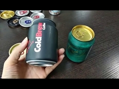 Soft Drinks Aluminum Beverage Cans 500ml Low Melting Point Easy Open End