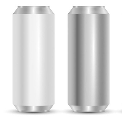 Round Shape Sleek Cider 12oz Aluminum Cans With Lid