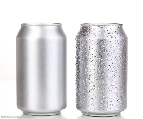 40HC Round Aluminum 12 Oz Brite Cans 355ml For Bulk Beer
